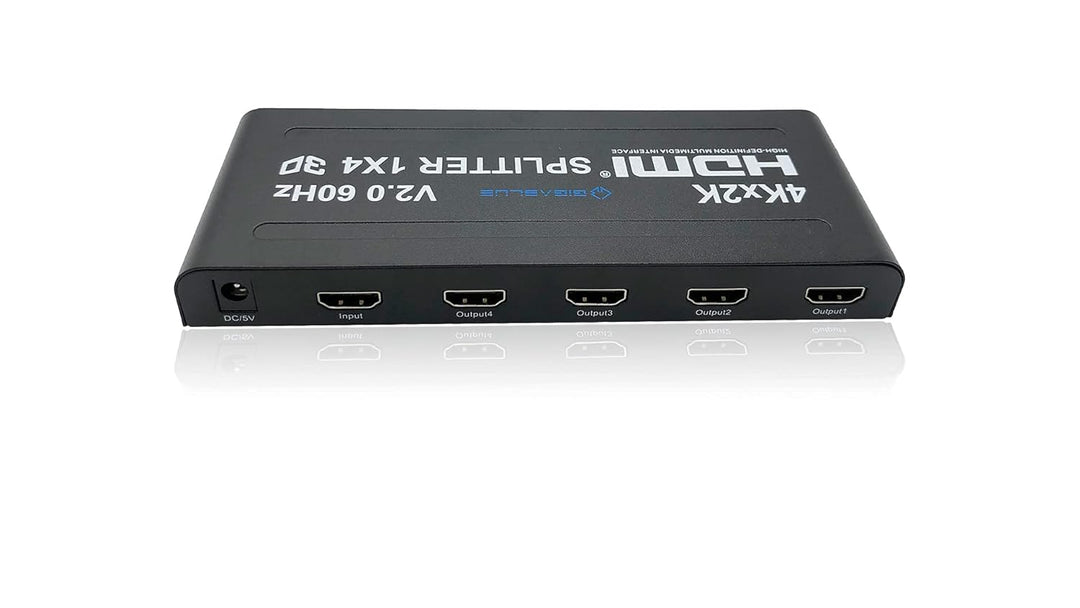 GigaBlue Ultra 4K *HDMI 2.0* Splitter 4K 60Hz für TV, Reciever, Konsole u.v.m. (Splitter 1 IN 4 OUT)