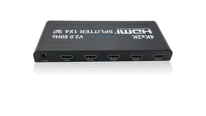 GigaBlue Ultra 4K *HDMI 2.0* Splitter 4K 60Hz für TV, Reciever, Konsole u.v.m. (Splitter 1 IN 4 OUT)