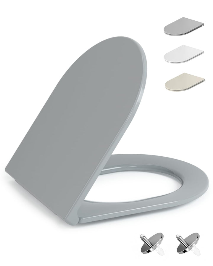 HySail Hochwertiger Toilettendeckel mit Absenkautomatik, Schnellverschluss und Hygienischer Oberfläc
