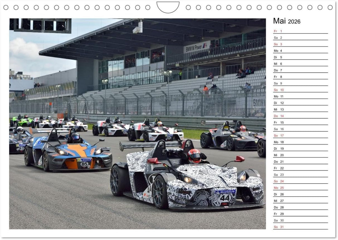 Faszination Motorsport am Nürburgring (Wandkalender 2026 DIN A4 quer), CALVENDO Monatskalender: Acti