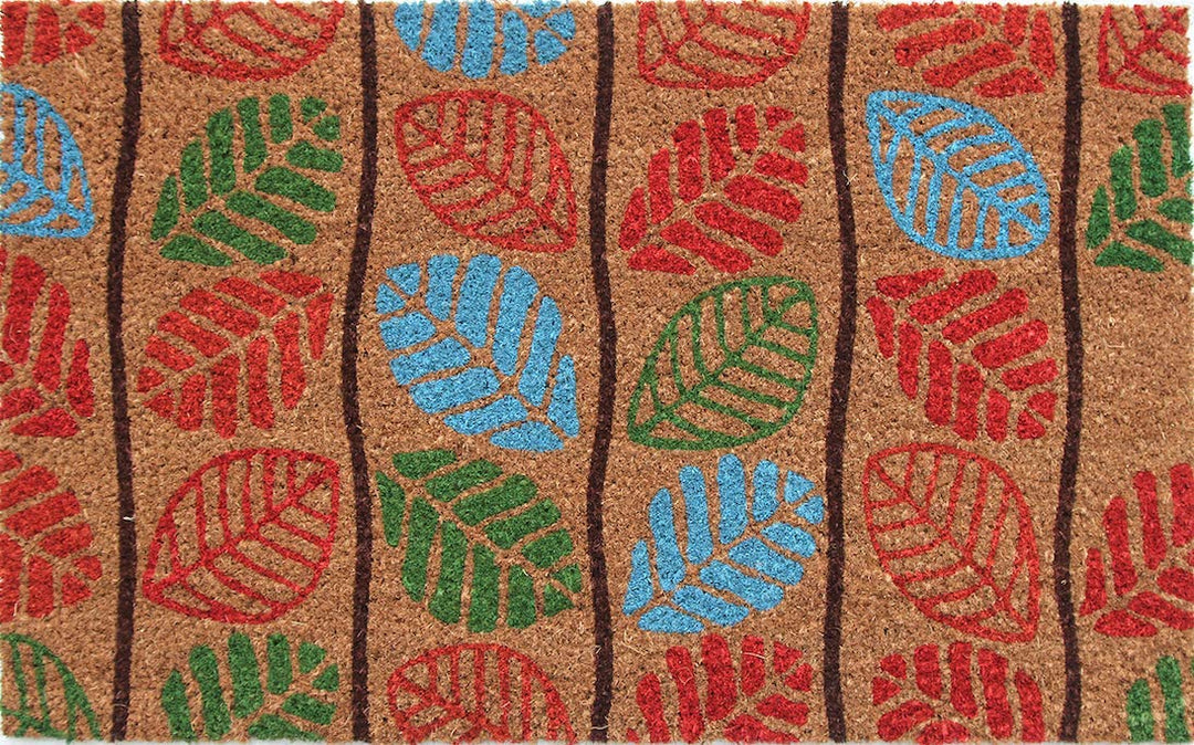 Coco&Coir® Premium kokos Fussmatte | Kokosnussmatte mit rutschfestem PVC | Fusswischer für den Einga