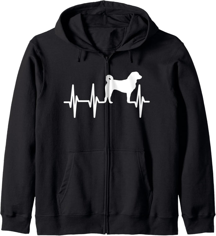 Appenzeller Mountain Dog Heartbeat Dog Mama Dad Pet Geschenk Kapuzenjacke