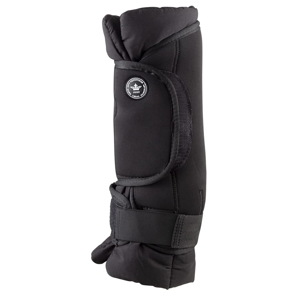 PFIFF Stallgamasche Soft, Steppeinlagen, Gamasche Schwarz Full, Schwarz