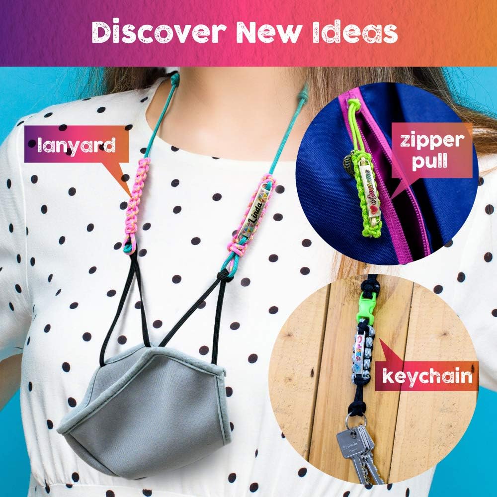 Personalisierte Charm Friendship Bracelet Making Kit: Beste Kinder im Alter von 7-14. Grosse Aktivit