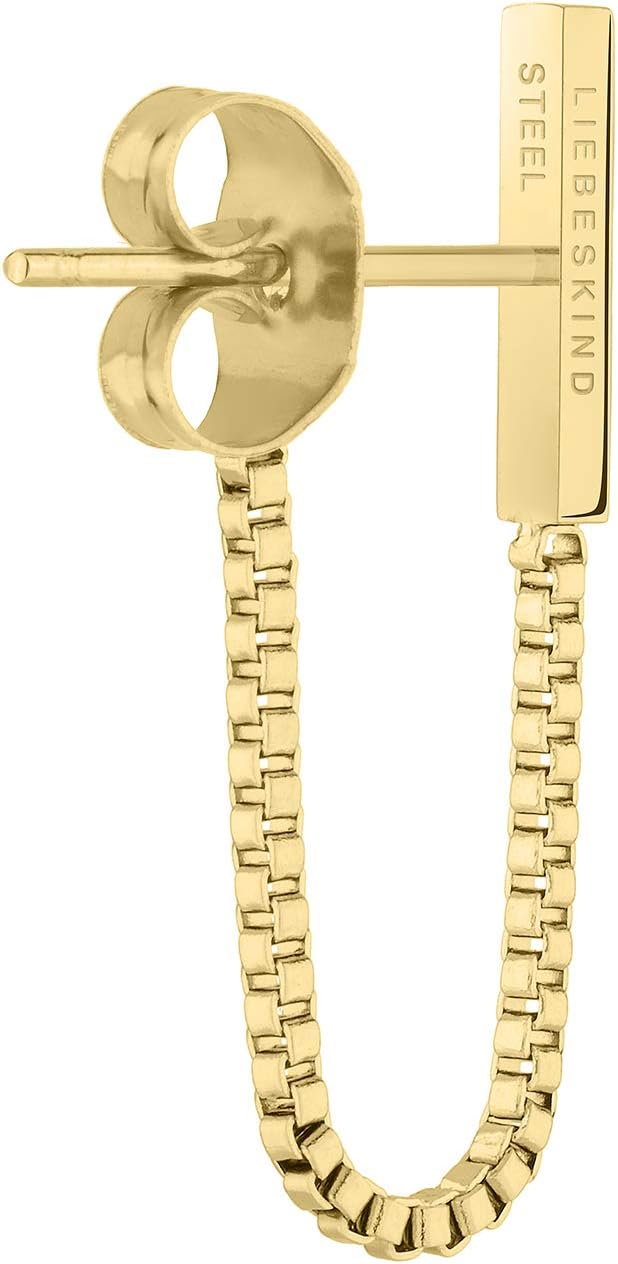 LIEBESKIND BERLIN Creole (Silber) LJ-0455-E-65 Gold Stab Kette, Gold Stab Kette