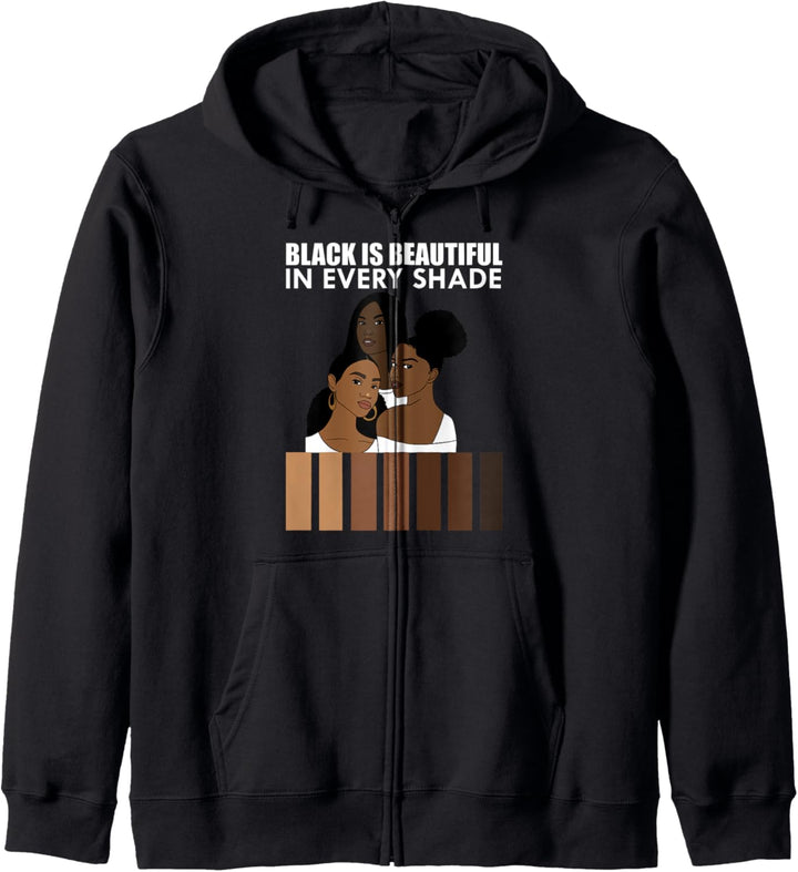Melanin Black Is Beautiful Shade Women Afro Queen Kapuzenjacke