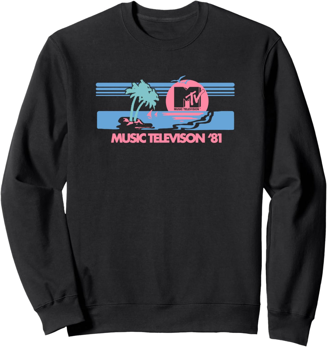 MTV Retro '81 Island Logo Sunset Sweatshirt