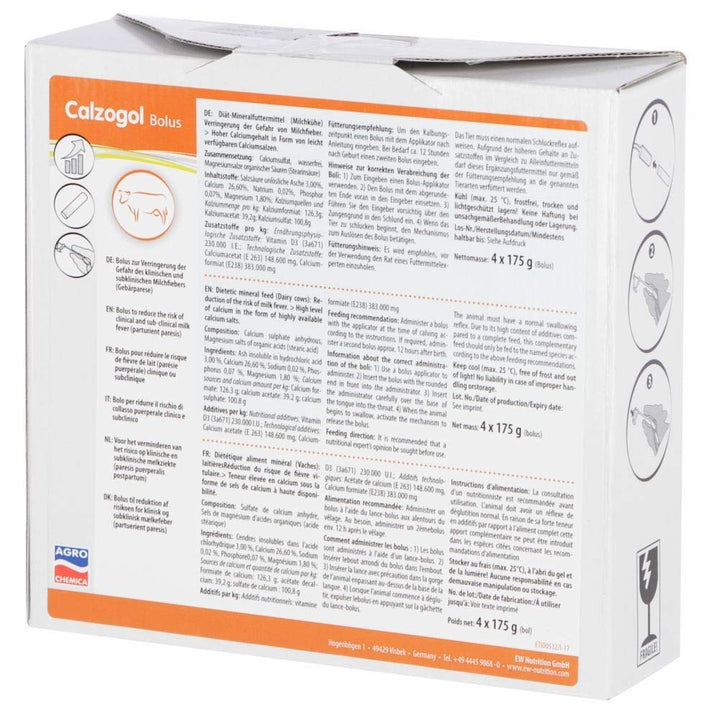 Kerbl Calzogol Bolus, Kalzium Bolus 4 Bolus/Packung
