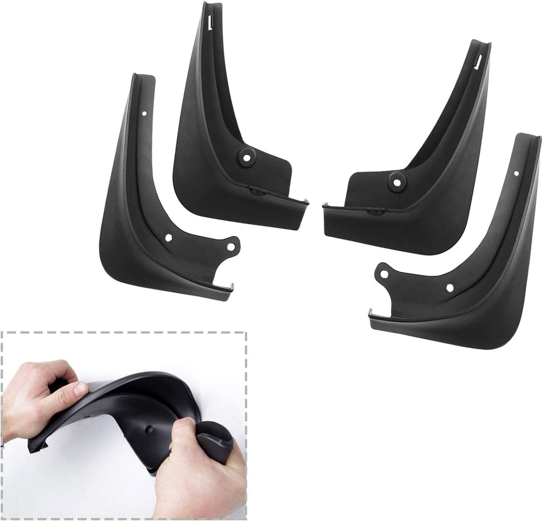 [4 Stück] GAFAT Tesla Model 3 2017-2022 2023 Schmutzfänger, Kotflügel, Spritzschutz Auto, Kunststoff