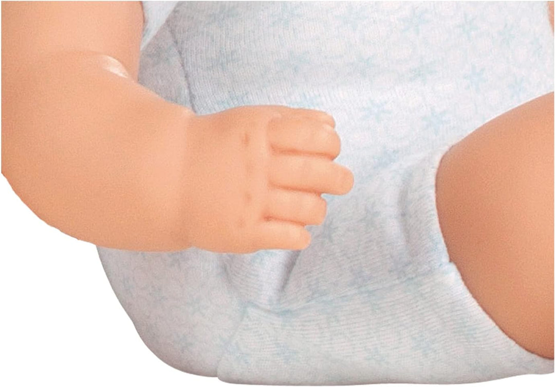 Götz 1320591 Muffin to Dress Junge Puppe - 33 cm grosse Babypuppe mit blauen Schlafaugen, ohne Haare