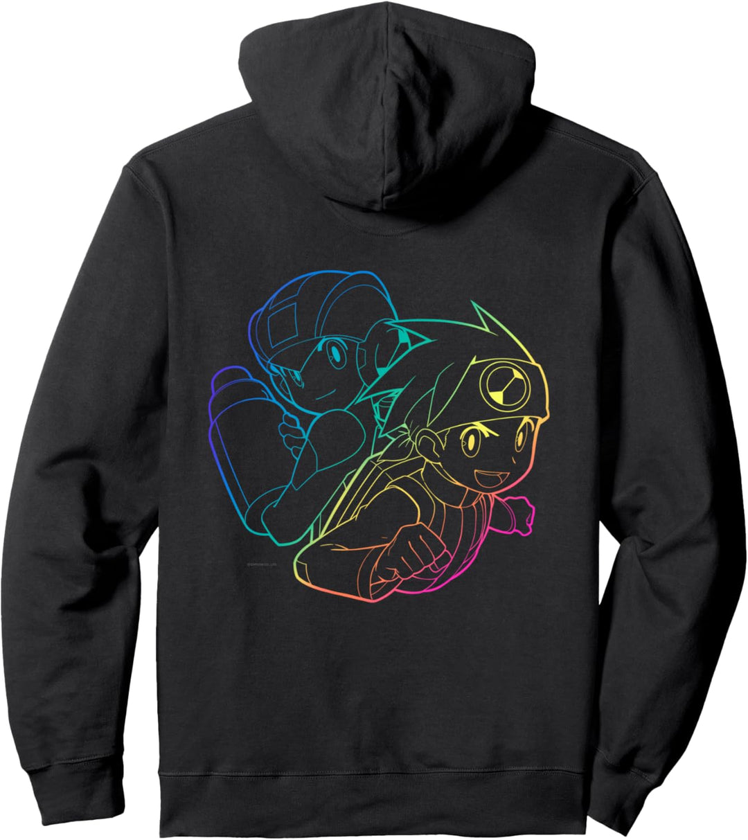MEGA MAN BATTLE NETWORK GAMING DESIGN Pullover Hoodie