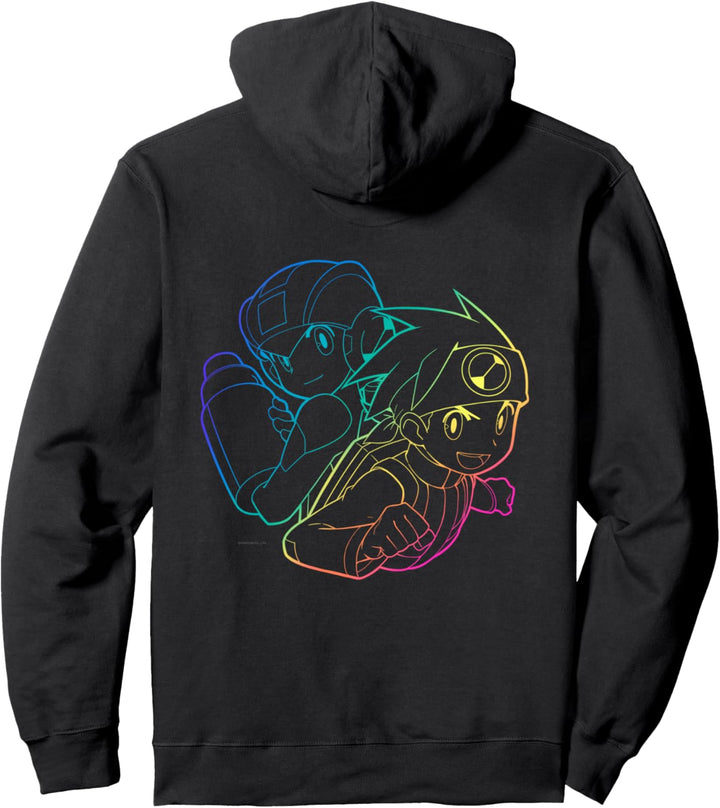 MEGA MAN BATTLE NETWORK GAMING DESIGN Pullover Hoodie