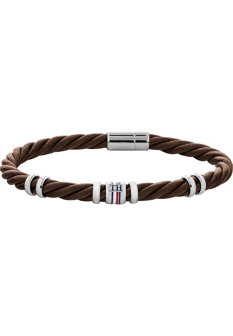 Tommy Hilfiger Jewelry Armband für Herren aus Leder Marinblaues - 2790200S