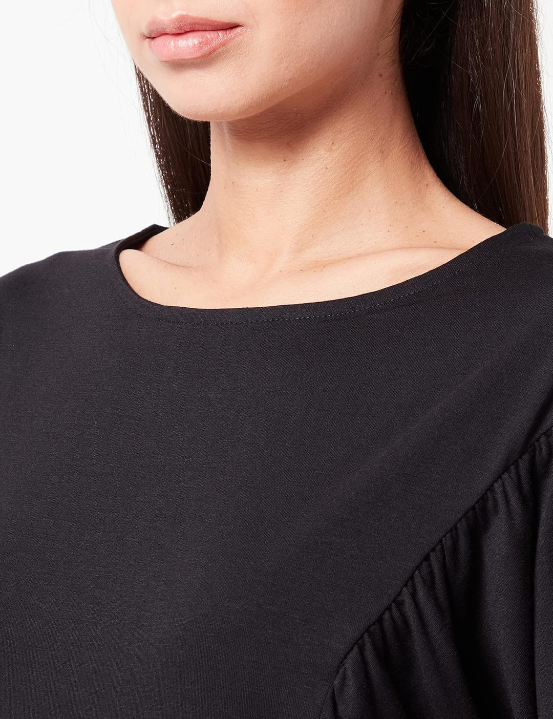 Damen Black Stylish Blouse Pullover Sweater S Schwarz, S Schwarz