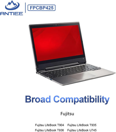 ANTIEE FPCBP425 Laptop Akku Compatible with Fujitsu LifeBook T904 T935 T936 U745 2-in-1 Ultrabook Se