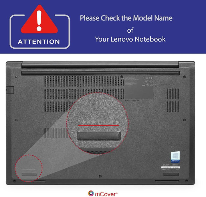 mCover Hülle nur kompatibel mit Lenovo ThinkPad E14 Gen 2 / 3 / 4 (mit AMD CPU) Serie Windows Comput