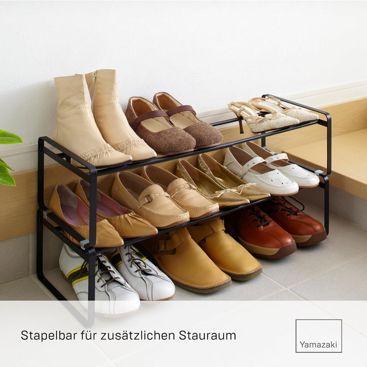 Shoe Rack - Frame - black Schwarz, Schwarz
