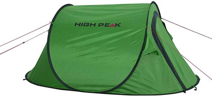 High Peak Wurfzelt Vision 2, Pop Up Zelt für 2 Personen, Festivalzelt freistehend, super leichtes Sc