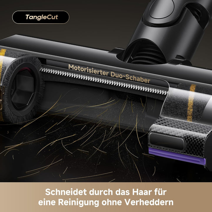 dreame V20 Pro-A Kabelloser Staubsauger, Kantenreinigung 0 mm, ohne Verheddern, für Hartböden und Te