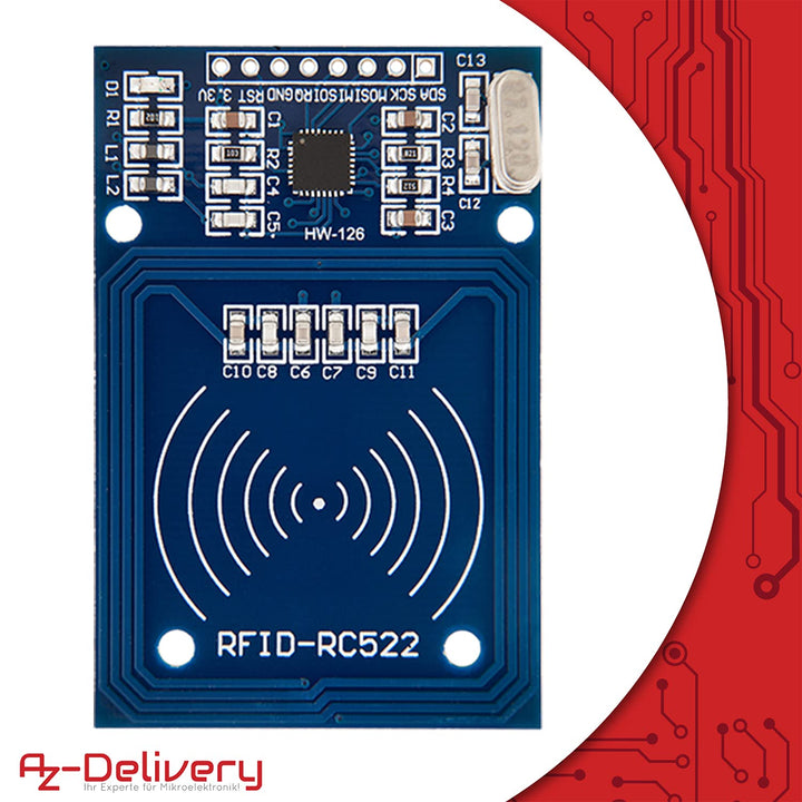 AZDelivery 2 x TonUINO Set (Mp3 Player, AZ-ATmega328-Board, RFID Kit und 13,56 MHz RFID Karten) komp
