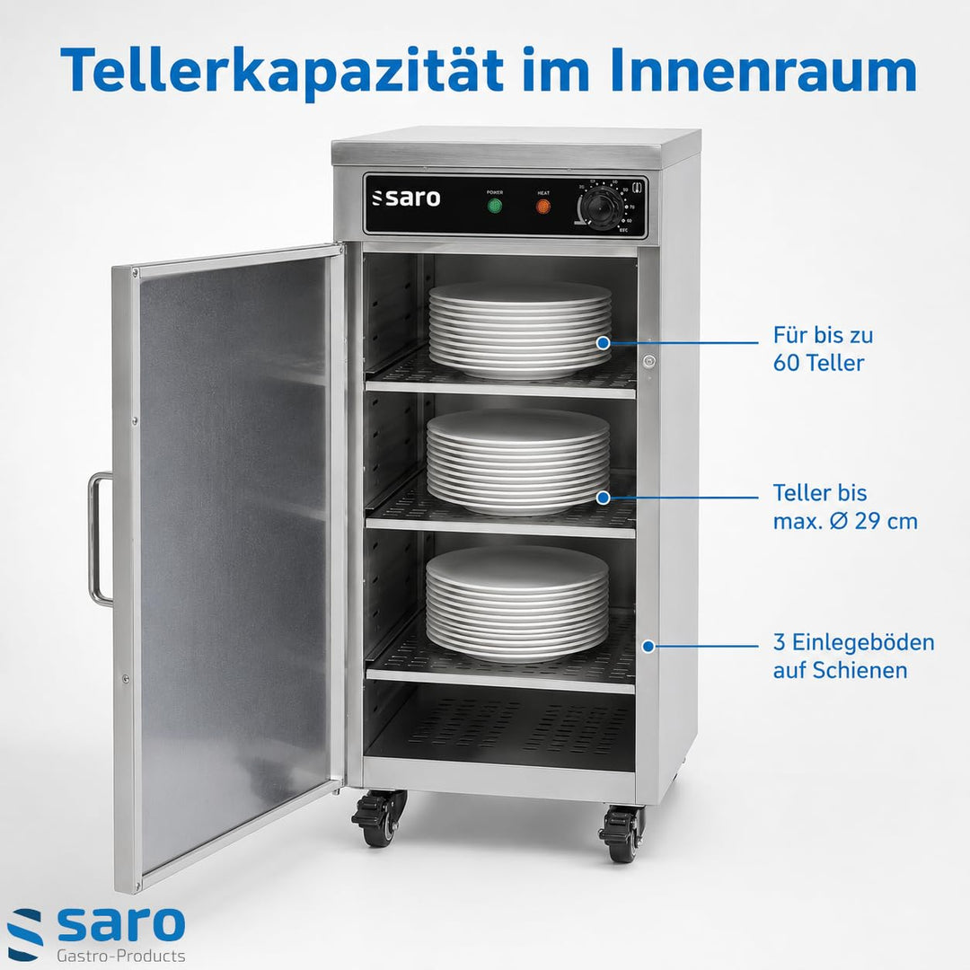 Saro 443-1070 Tellerwärmeschrank Modell TW 60