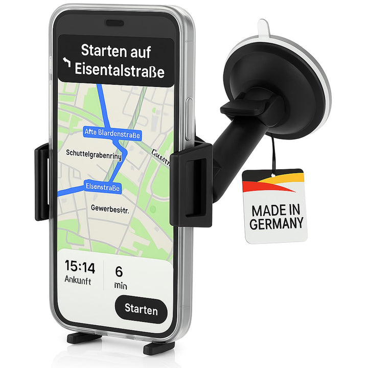 Wicked Chili Universal KFZ Halterung kompatibel mit iPhone 17, 16, 15, 14, 13, Samsung Galaxy A15, A