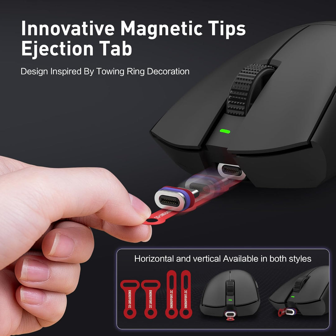 Magnetische Ladestation für Logitech G Pro X Superlight 2 / Razer Viper V3 Pro, RGB Maus Ladegerät m