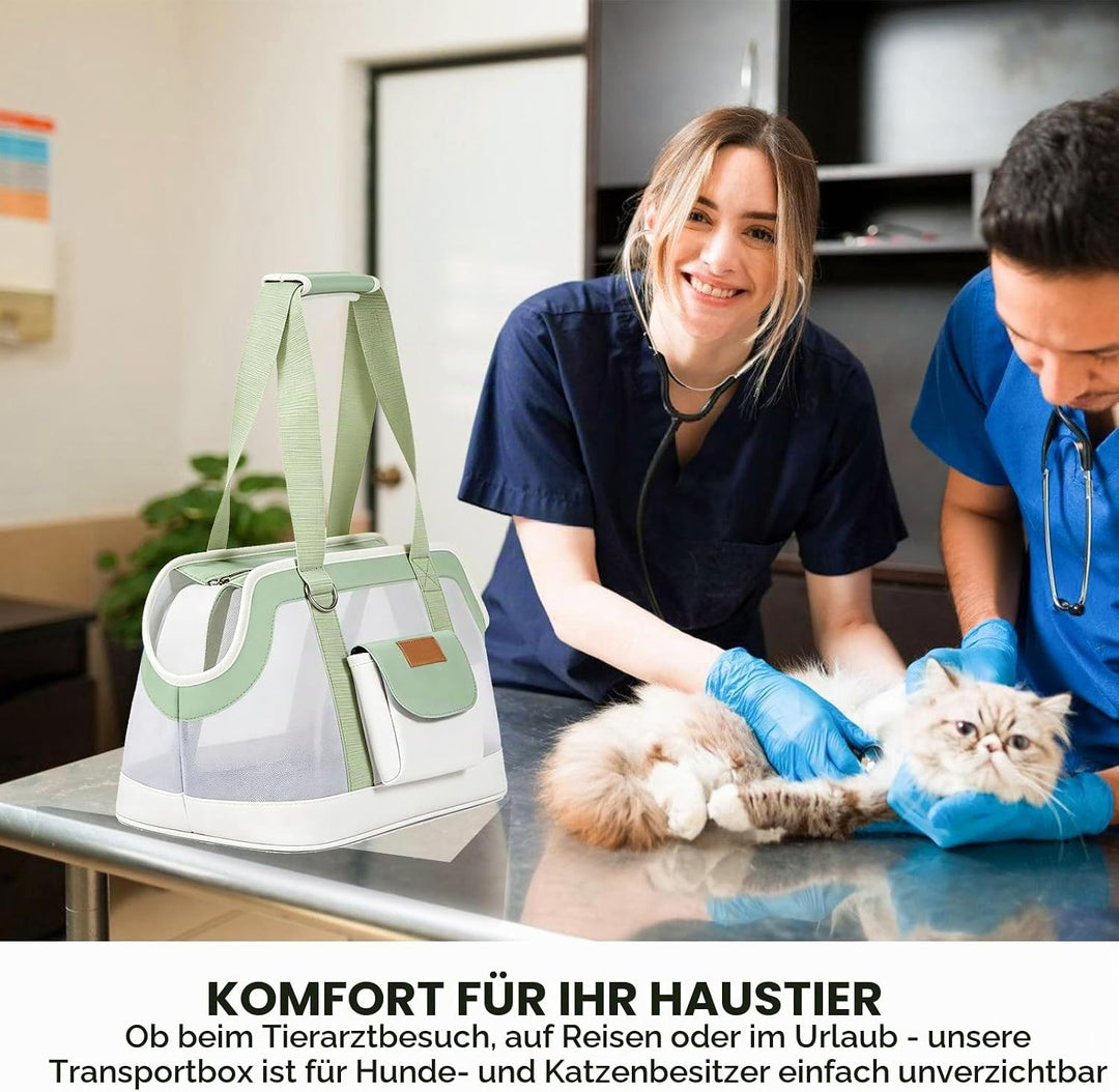 Hundetragetasche bis 5kg, Hundetasche für Kleine Hunde &amp; Katzen, Tragetasche Hund, Hunde Tragetasche