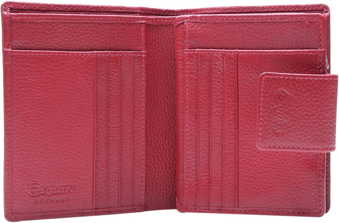 Esquire Primavera Geldbörse 12 cm rot, Rot