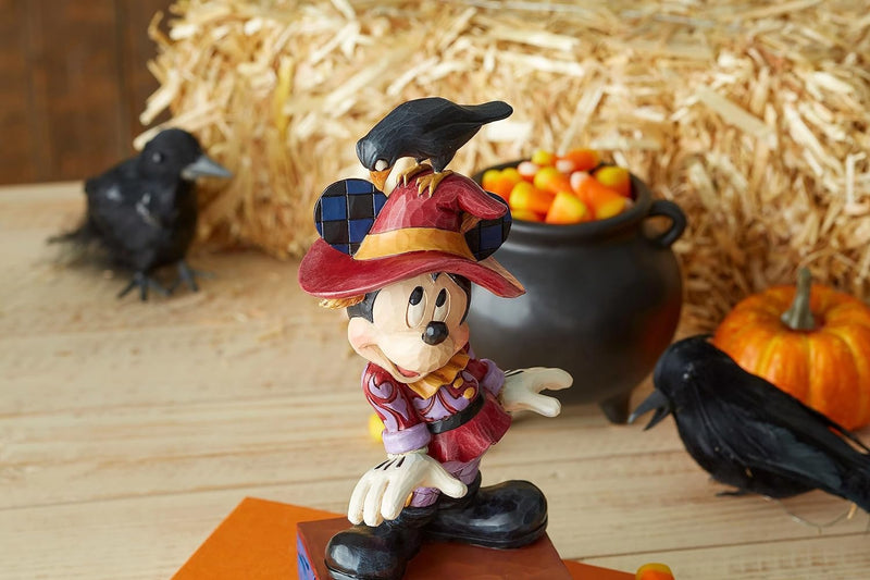 ENESCO Jim Shore Disney Traditions Collection – Mickey and Friends Vogelscheuchen-Figur, 19 cm, Mehr