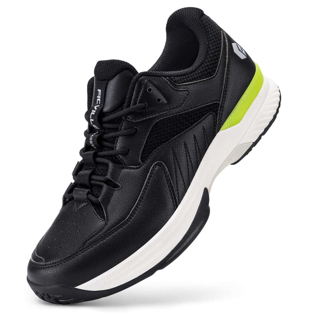FitVille Extra Weit Tennisschuhe Herren Breit Hallenturnschuh Atmungsaktiv Training Schuhe für Tenni