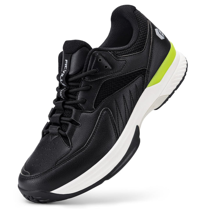 FitVille Extra Weit Tennisschuhe Herren Breit Hallenturnschuh Atmungsaktiv Training Schuhe für Tenni