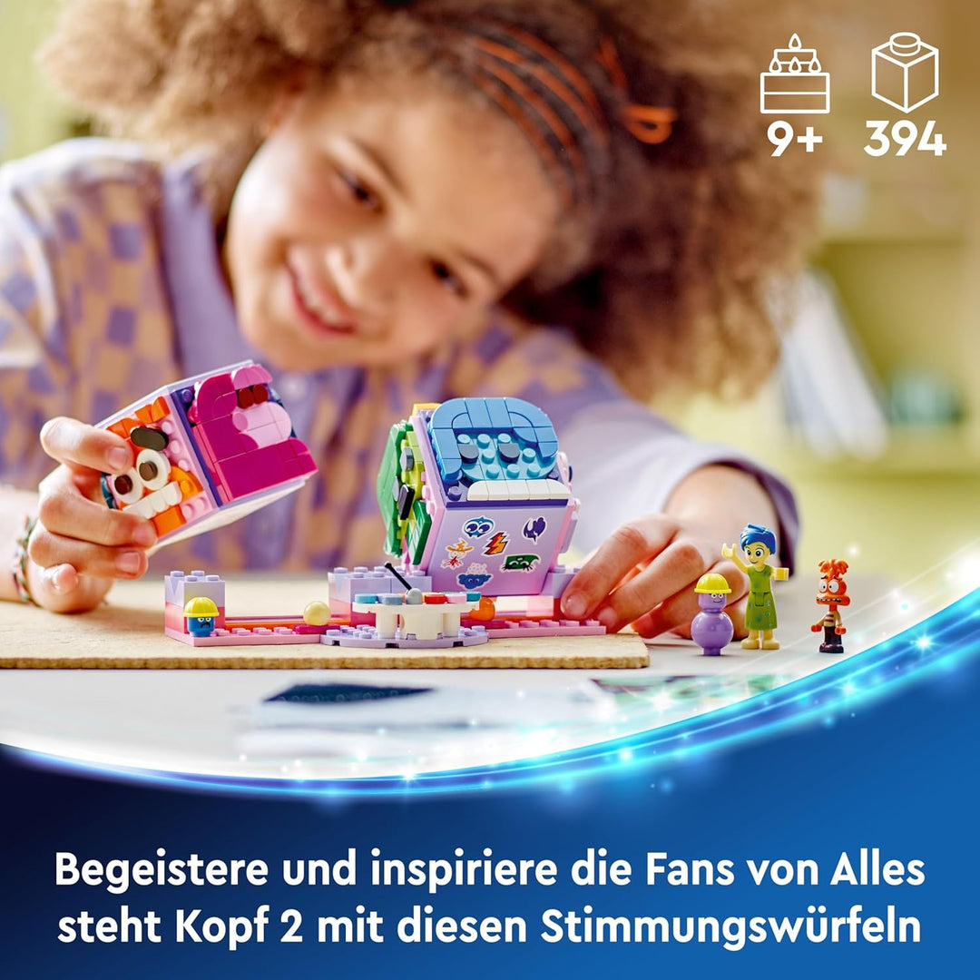 LEGO ǀ Disney Alles Steht Kopf 2 Stimmungswürfel von Pixar, Bauset zum Film für Kinder mit den Chara