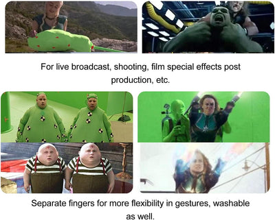 Green Screen Bodysuit Für Fotografie, Ganzkörper Anzug Ganzkörper-Split-Design Für Fotografie Film V