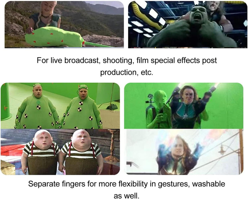 Green Screen Bodysuit Für Fotografie, Ganzkörper Anzug Ganzkörper-Split-Design Für Fotografie Film V