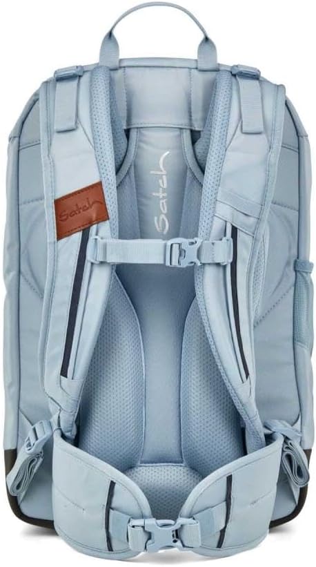 Satch Air Schulrucksack Set 3tlg. inkl. Schlamperbox und Sporttasche Nordic Ice Blue, Nordic Ice Blu