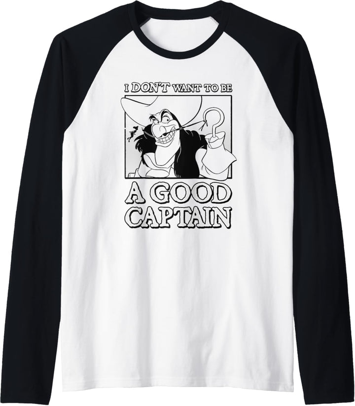 Disney Peter Pan Captain Hook Bad Captain Raglan