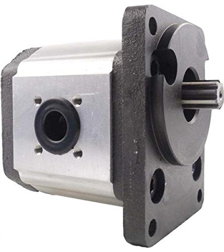 Hydraulikpumpe, Zahnradpumpe, Baugruppe 2 BG2, DIN-Flansch Ø 80mm, verzahnte Welle DIN5482, Schluckv