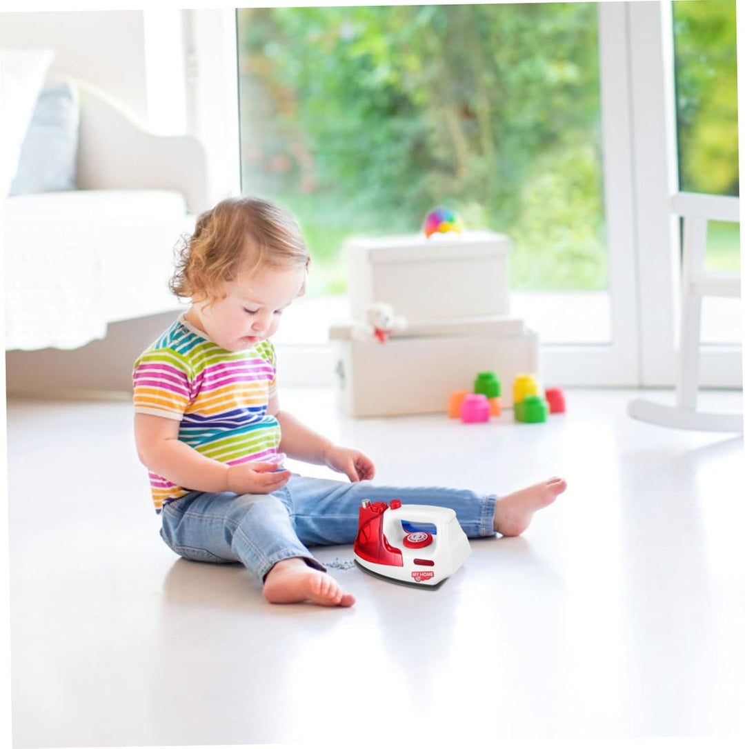 Toddmomy Mini Elektrisches Bügeleisen Spielzeug Für Kinder Kreatives Haushaltsrollenspiel Mit Sicher