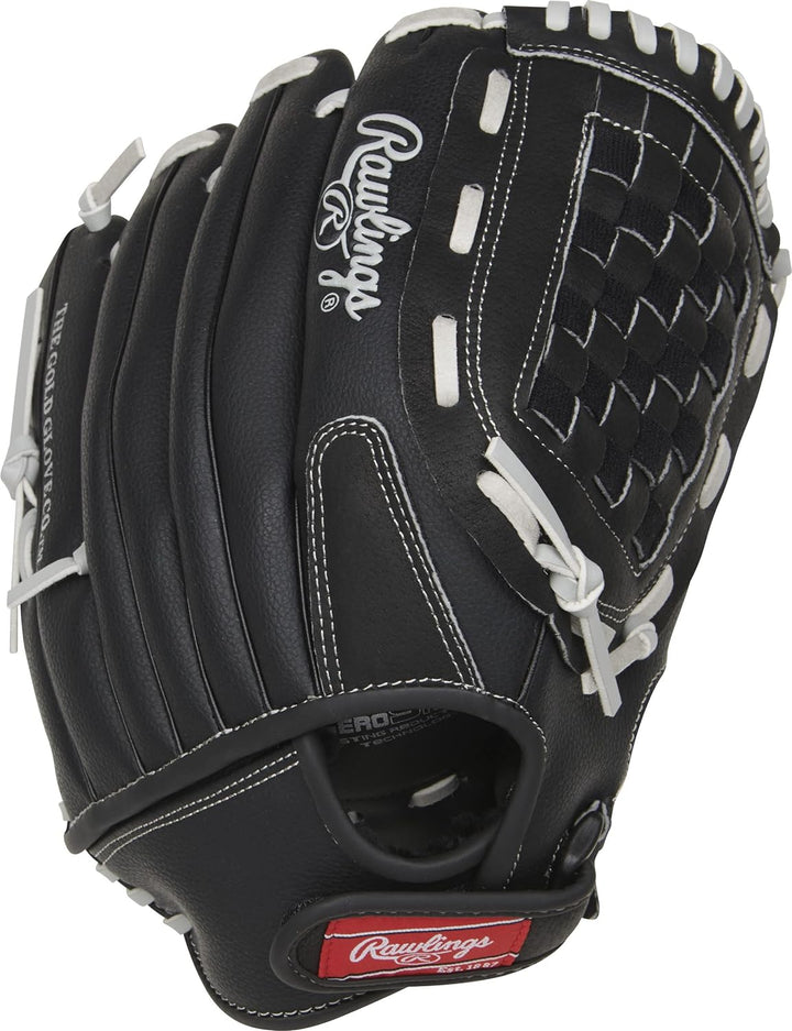 Rawlings RSB Erwachsene Slowpitch Softball Glove Serie Rechte Hand Wurf 31,8 cm – Korbgeflecht schwa