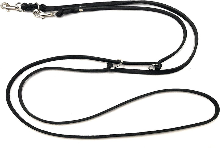 Hundeleine Fettleder kleine Hunde/grosse Hunde 2m / 2,40m / 2,80m / 3,50m / 5m Doppelleine verstellb