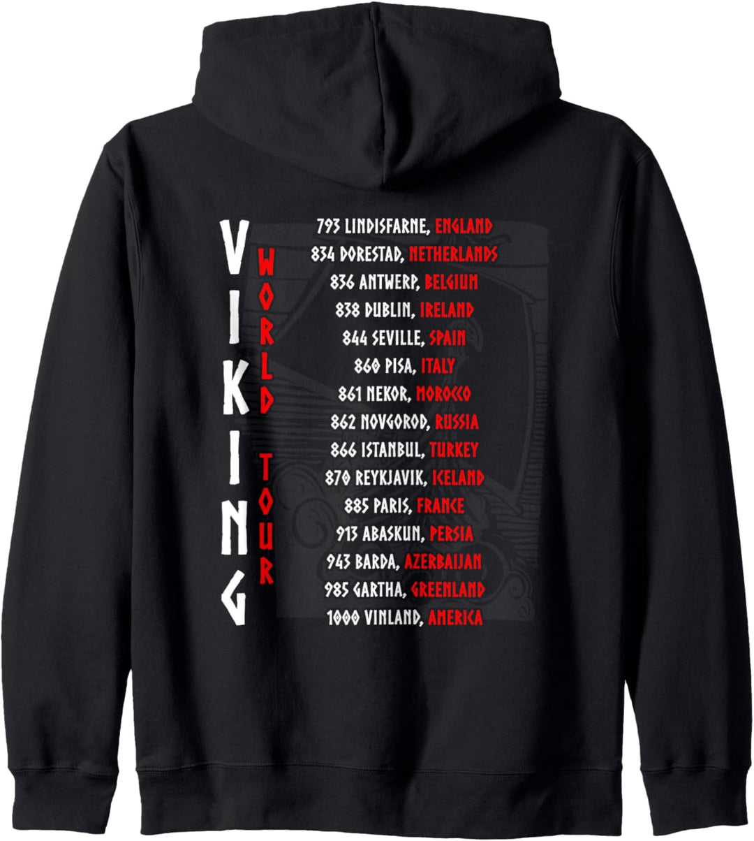 Viking World Tour Kapuzenjacke