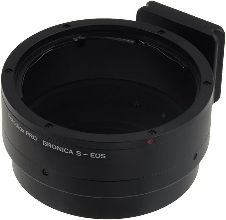 Fotodiox Pro Lens Mount Adapter Compatible with Bronica S Lenses on Canon EOS EF/EF-S Cameras, Broni