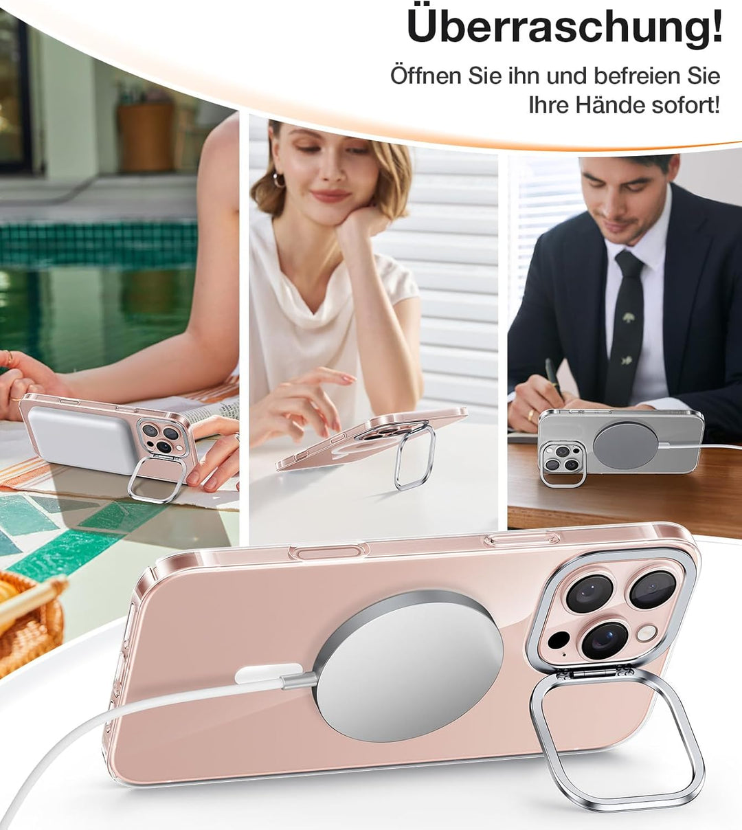 TORRAS Ultra Dünn für iPhone 16 Pro Max Hülle für MagSafe [Nr. 1 Magnetkraft] Handyhülle iPhone 16 P