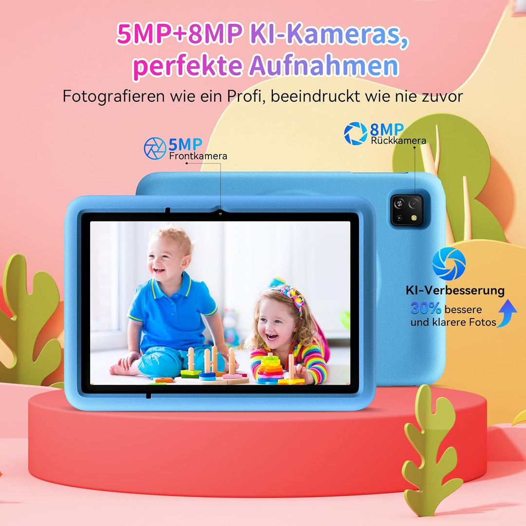 Blackview TabA6Kids Kinder Tablet Android 14 ,12GB RAM+128GB ROM(1TB TF) Octa Core Tablet für Kinder