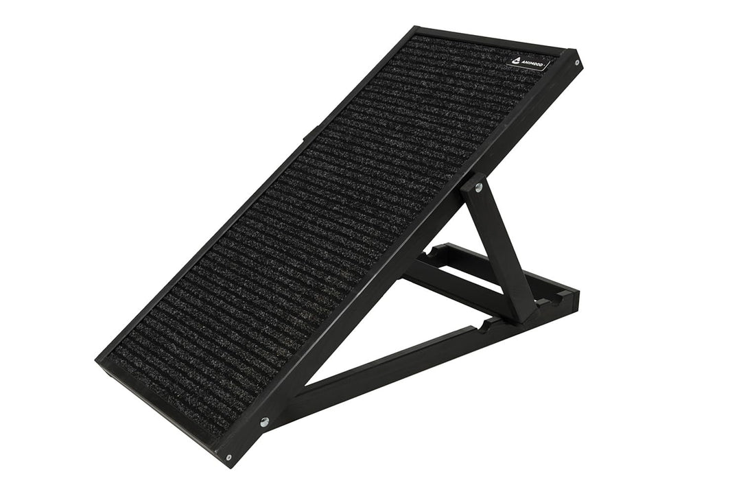 Hunderampe Skipper Hundetreppe 93x44 cm in versch. Farben (schwarz, 93x44 in cm) Schwarz 93x44 in cm