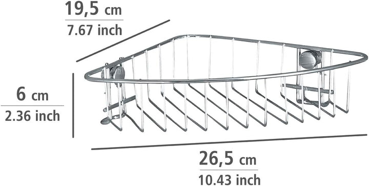WENKO Eckablage Classic, Eckregal, Eckwandablage Uno, Uno