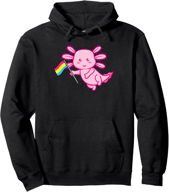 Axolotl Pansexuell Pansexuell Pullover Hoodie