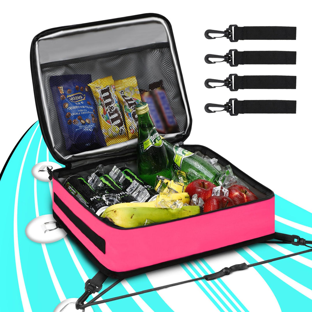 Paddle Board Kühltasche, wasserdichte Surf Sup Deck Kühltasche, isoliert, auslaufsicher, 10 Dosen, S
