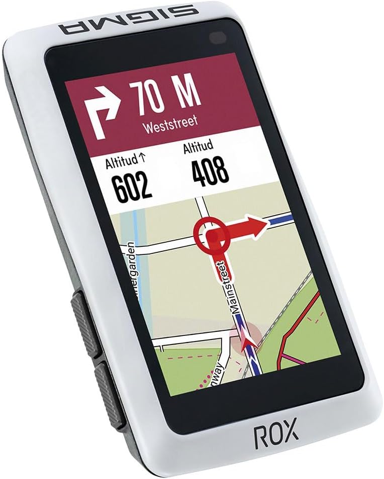 Sigma ROX 12.1 EVO Basic Set - White Fahrrad-Navi Fahrrad Europa Bluetooth, GPS, GLONASS Variante 2
